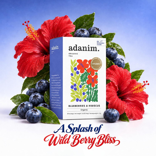 Adanim Bio Hibiscus Blueberries Tea