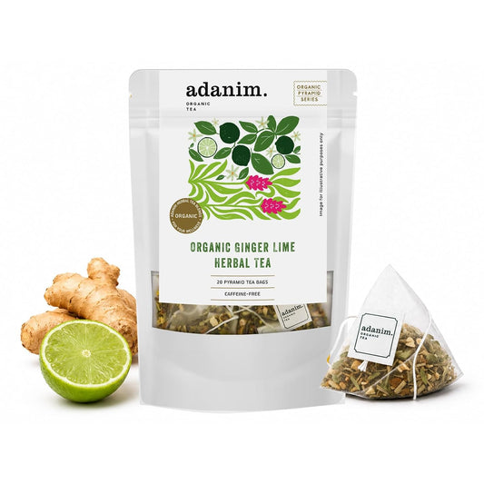 Adanim Bio Organic Ginger & Lime Herbal Tea