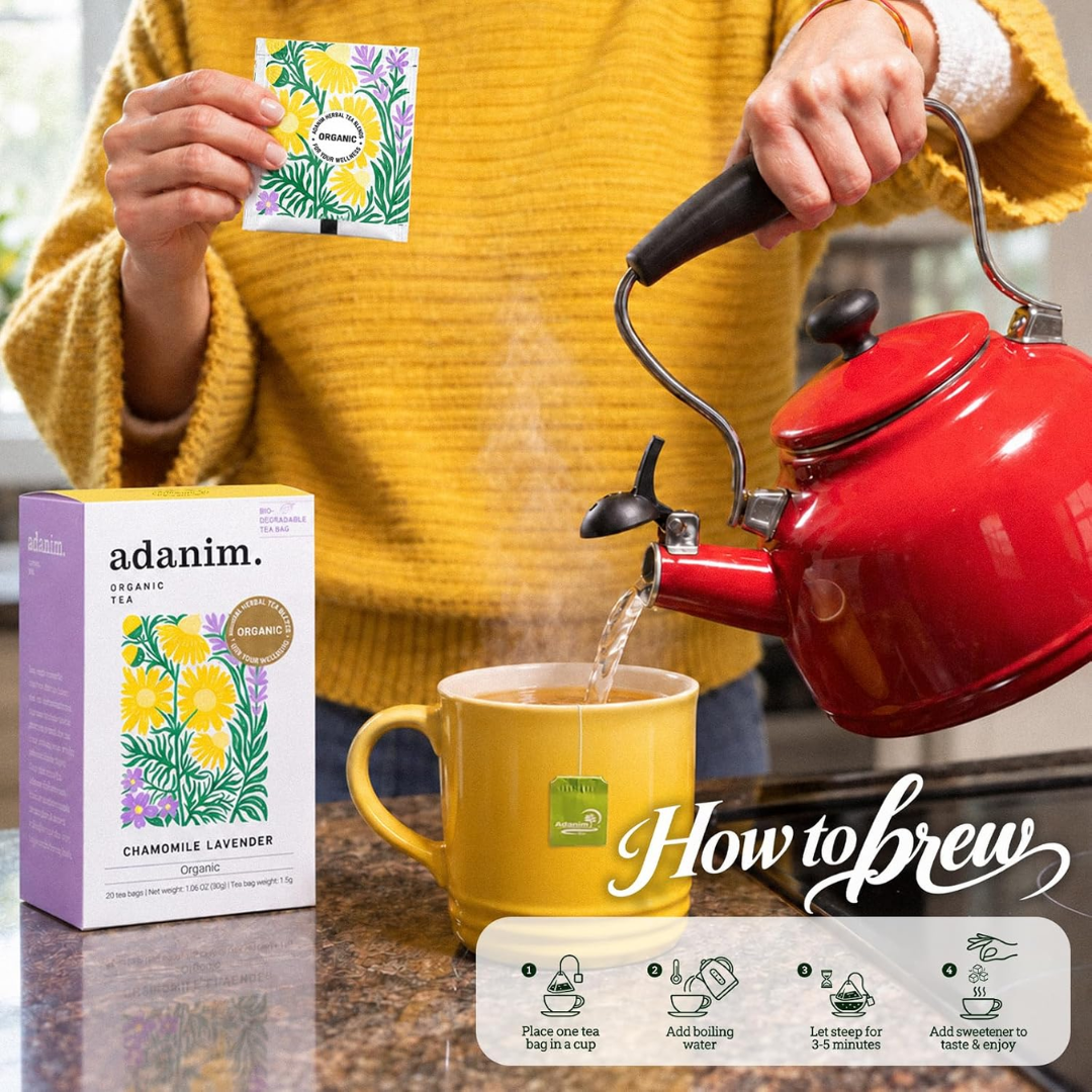 Adanim Bio Chamomile Lavender Herbal tea