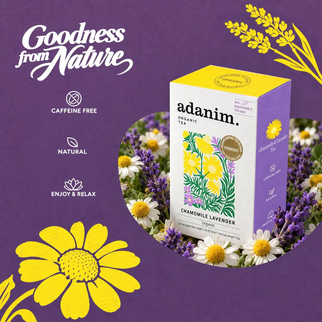 Adanim Bio Chamomile Lavender Herbal tea