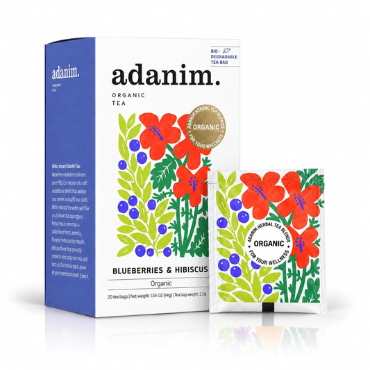 Adanim Bio Hibiscus Blueberries Tea