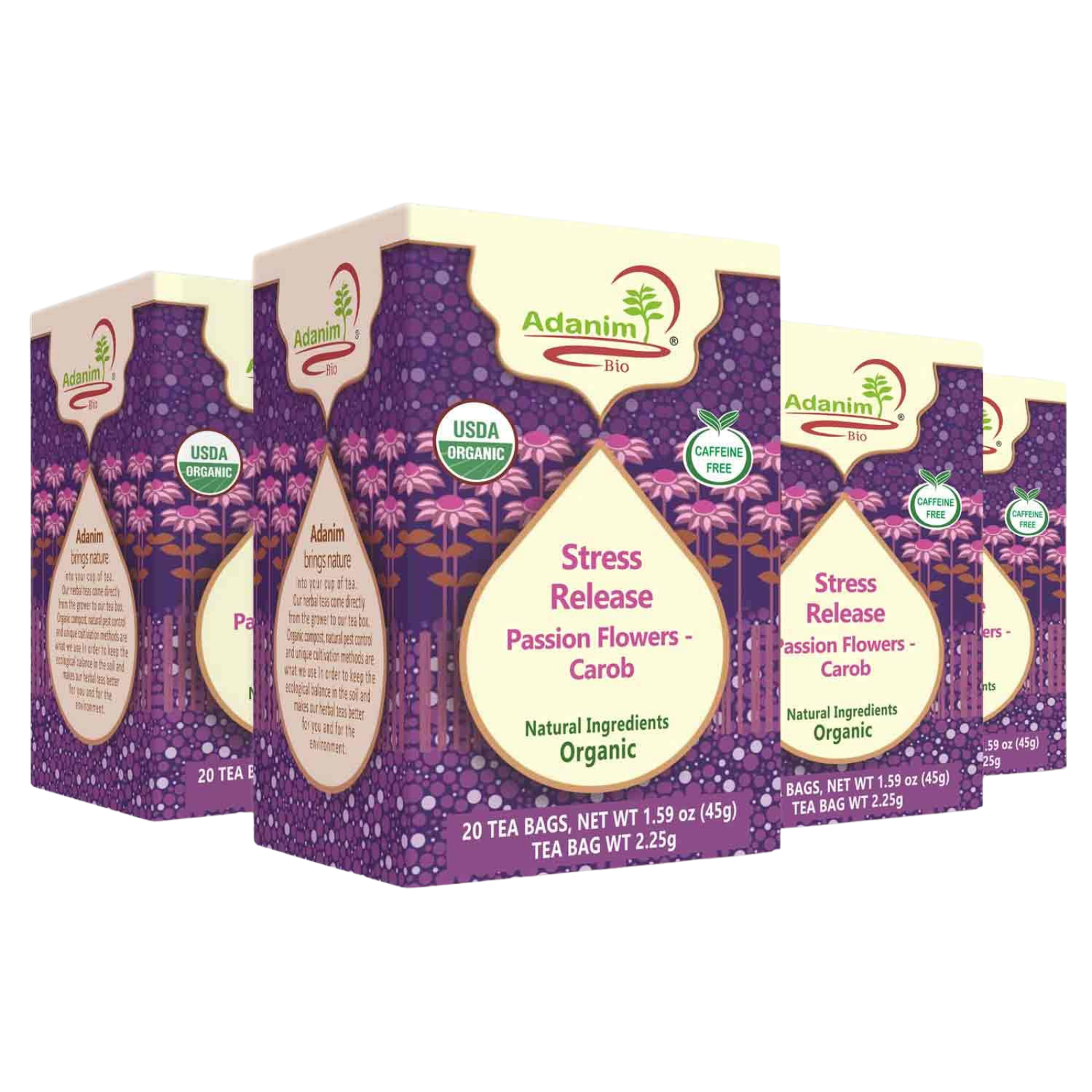 Stress Release Organic Tea (80 Tea Bags)
