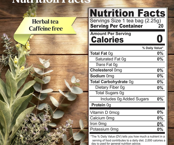 Thyme Eucalyptus Mullein Herbal Tea