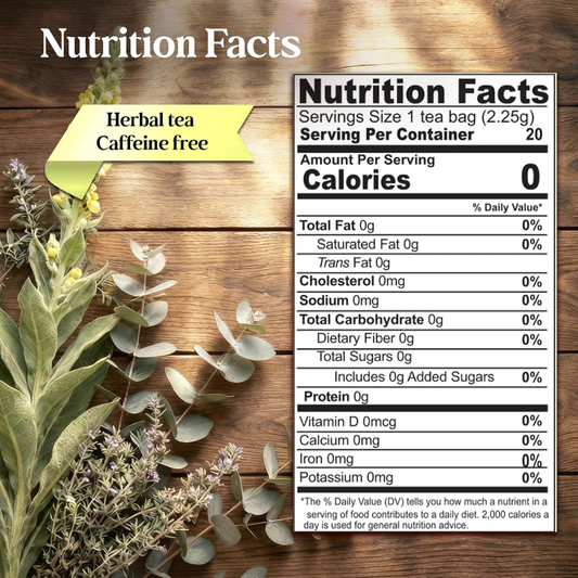 Thyme Eucalyptus Mullein Herbal Tea