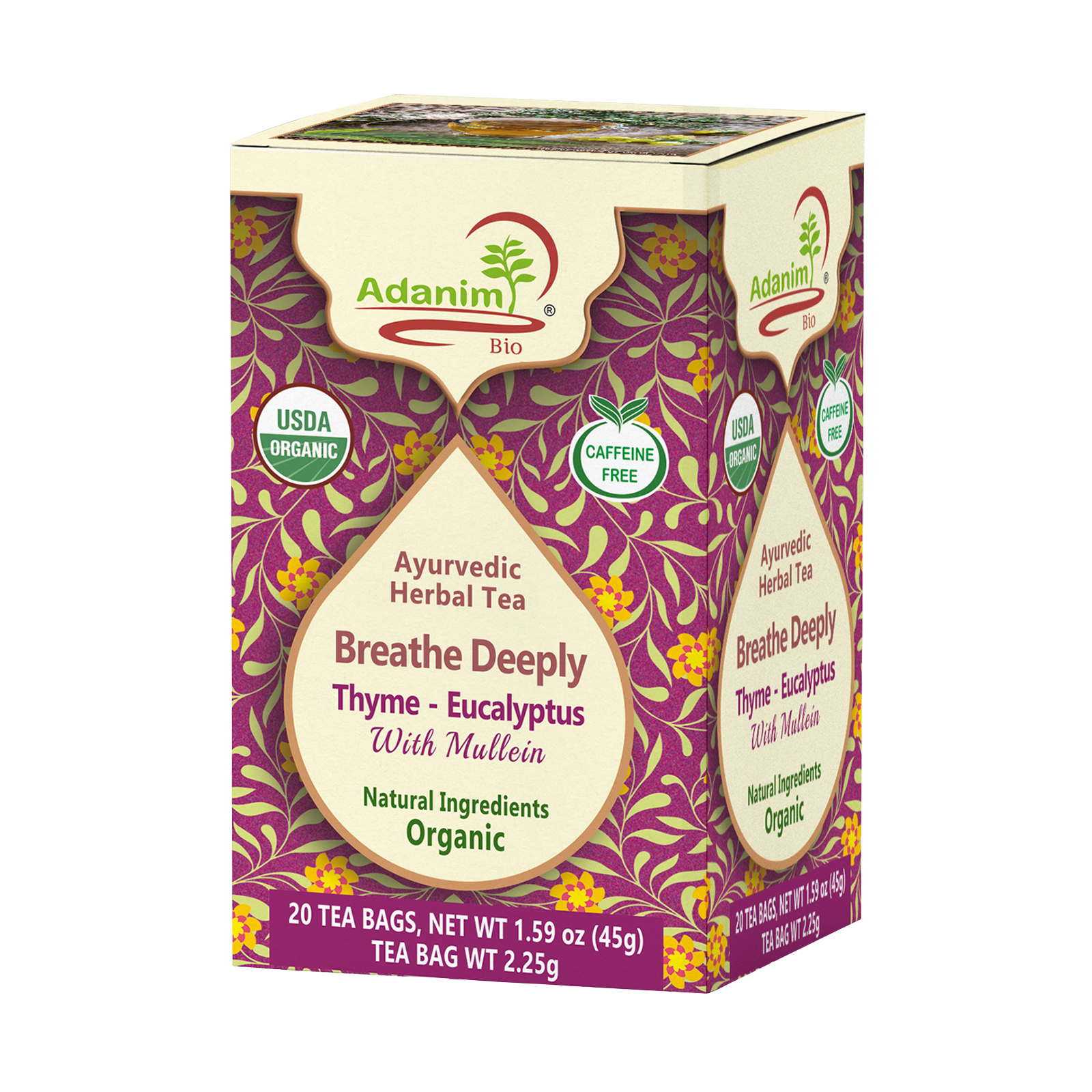 Thyme Eucalyptus Mullein Herbal Tea