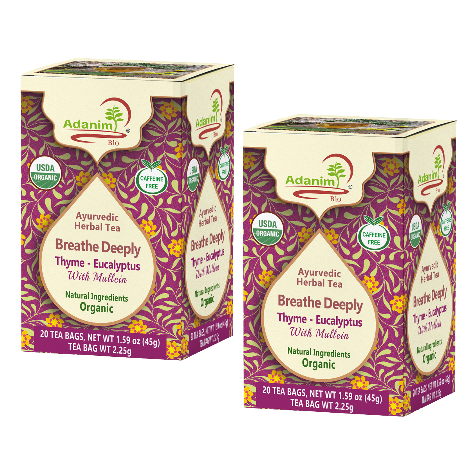 Thyme Eucalyptus Mullein Herbal Tea