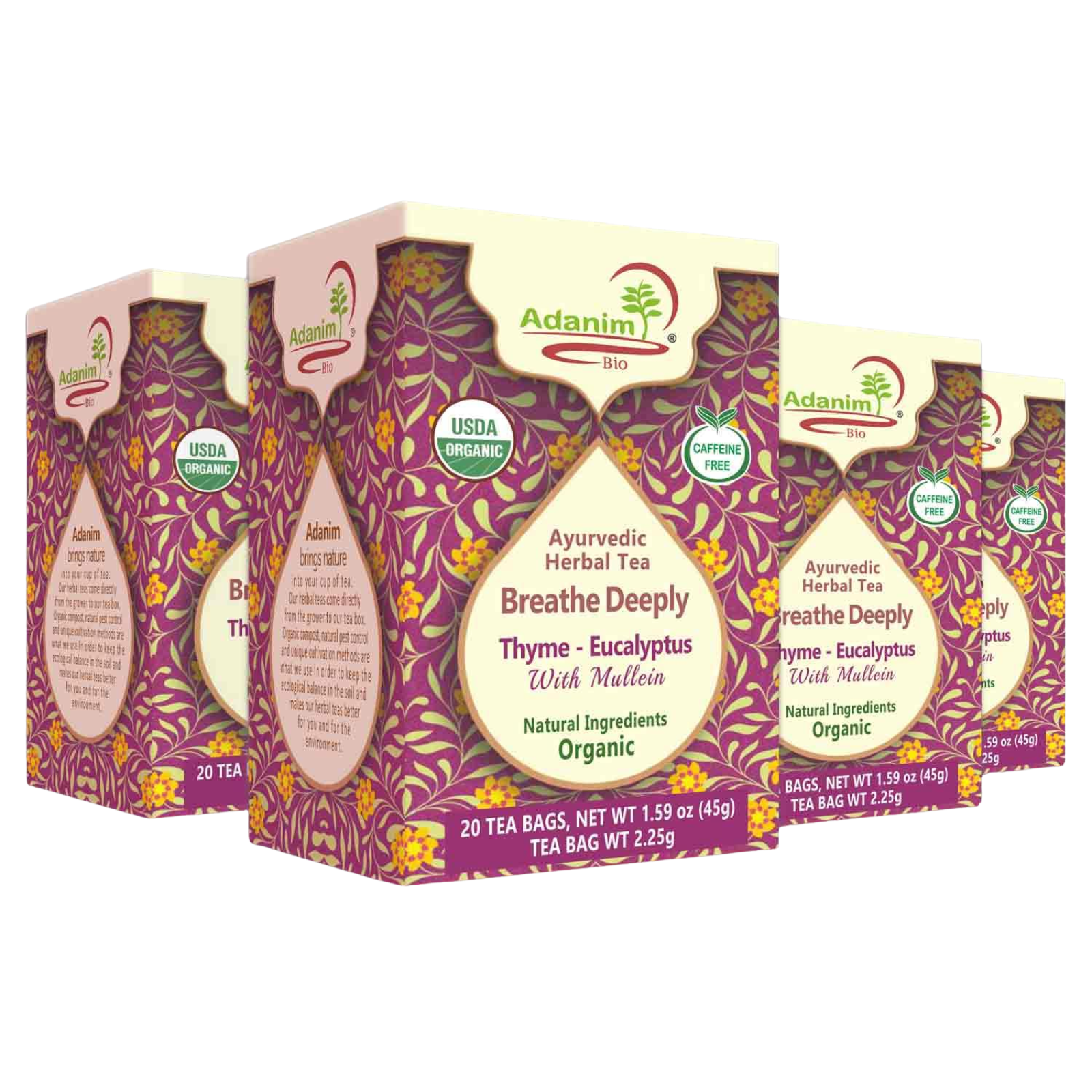 Thyme Eucalyptus Mullein Herbal Tea