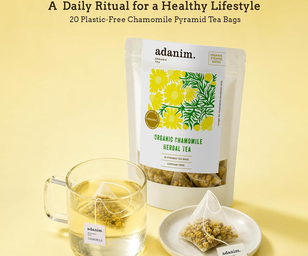 Adanim Bio Organic Chamomile Herbal Tea - 20 Tea Bags