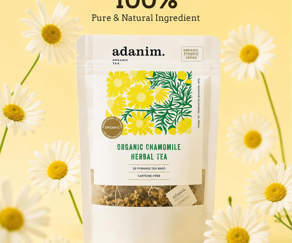 Adanim Bio Organic Chamomile Herbal Tea - 20 Tea Bags