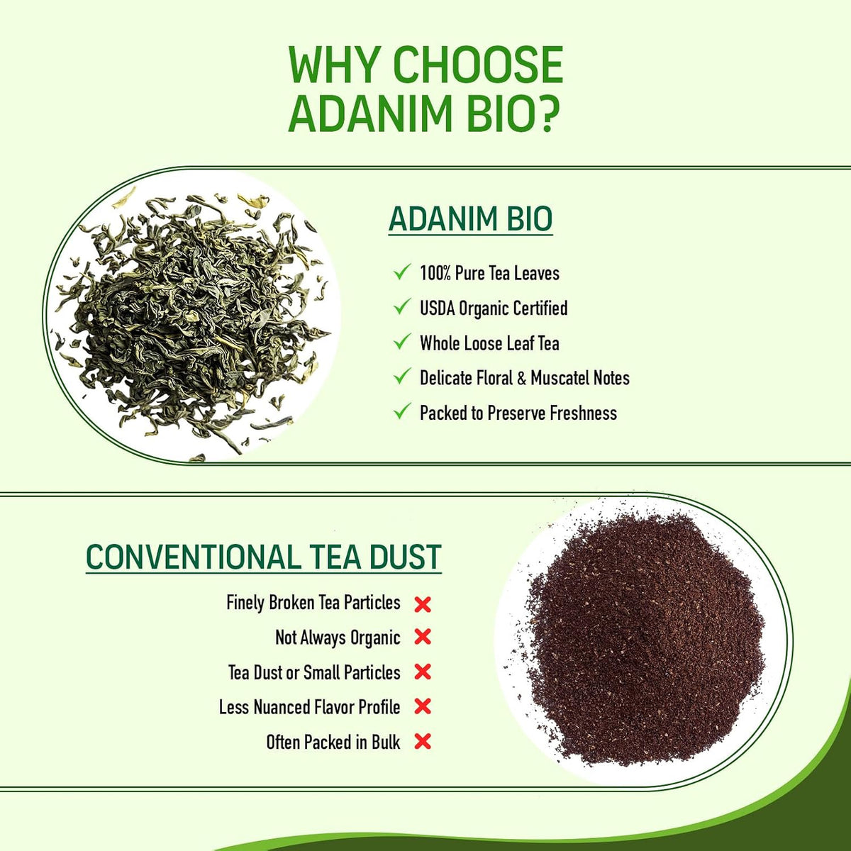 Adanim Bio Darjeeling First Flush loose tea