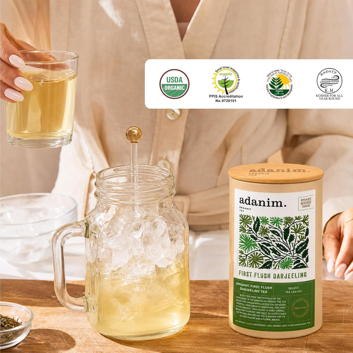 Adanim Bio Darjeeling First Flush loose tea