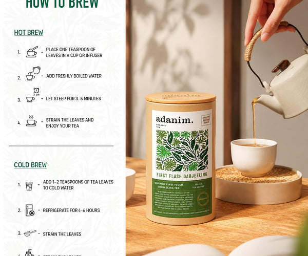 Adanim Bio Darjeeling First Flush loose tea