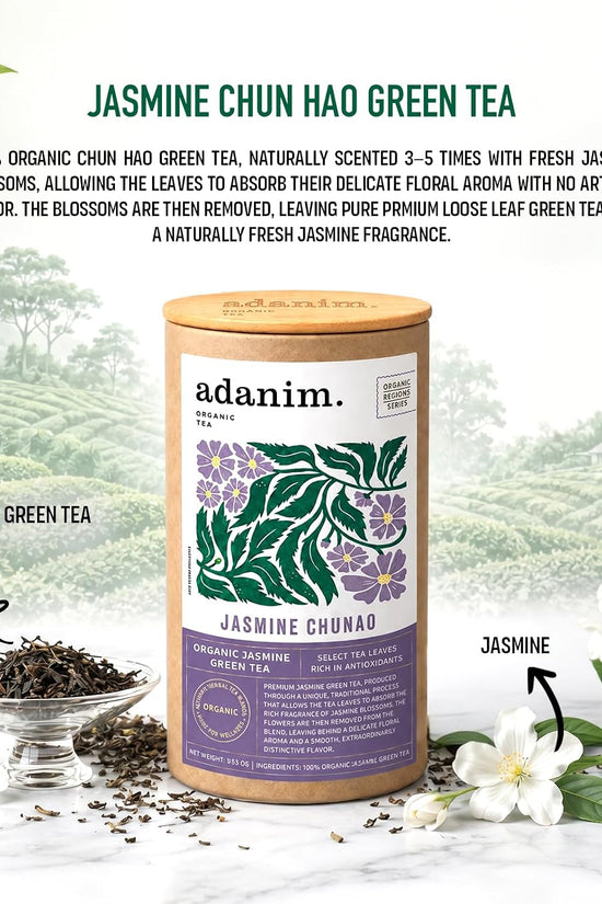Adanim Bio Jasmine Chunao Green Tea Loose tea