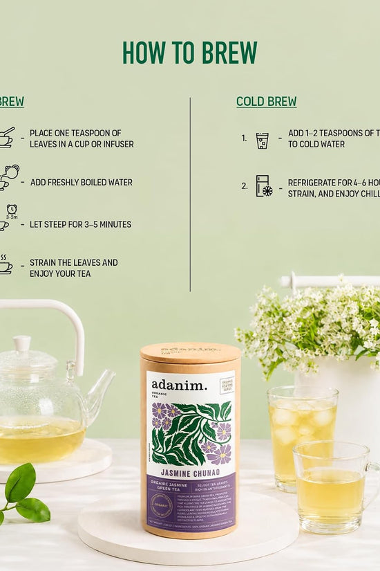 Adanim Bio Jasmine Chunao Green Tea Loose tea