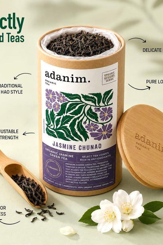 Adanim Bio Jasmine Chunao Green Tea Loose tea