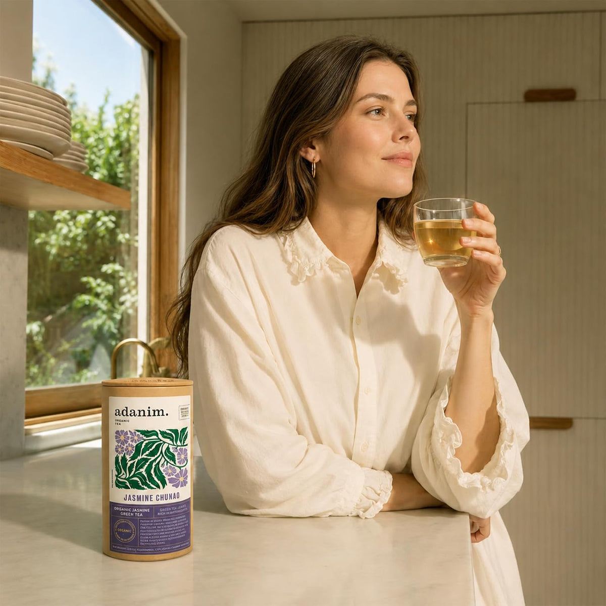 Adanim Bio Jasmine Chunao Green Tea Loose tea