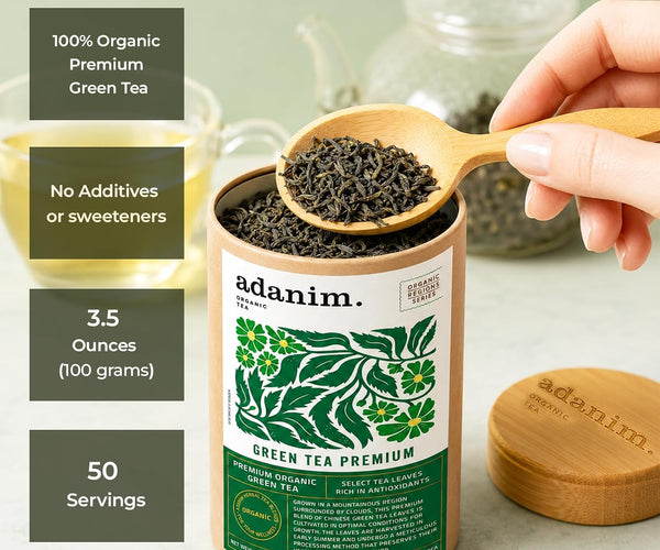 Adanim Bio Premium Green Tea loose tea