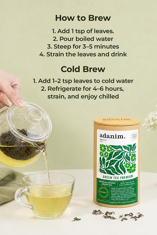 Adanim Bio Premium Green Tea loose tea