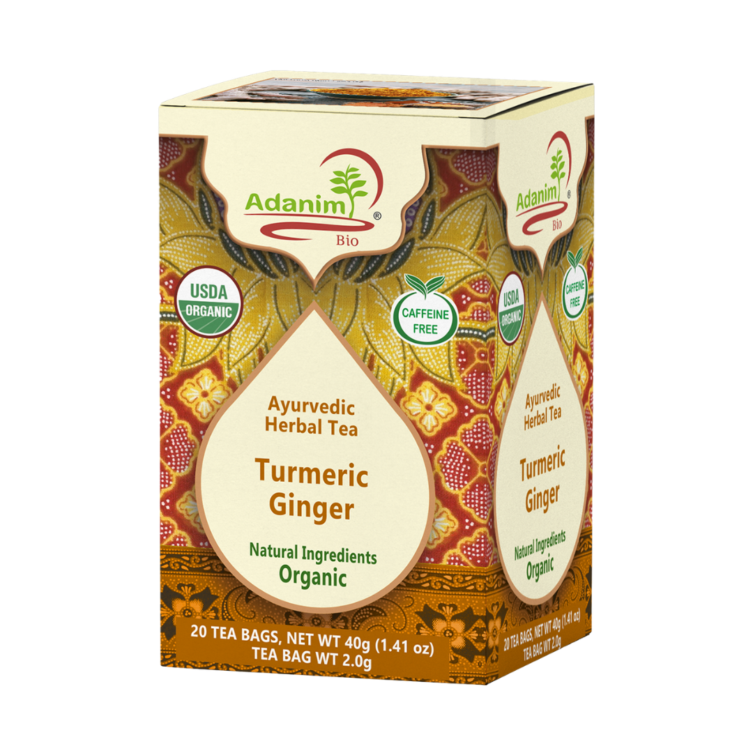 Turmeric Ginger Herbal Tea – ADANIM TEA COMPANY (1991) LTD.