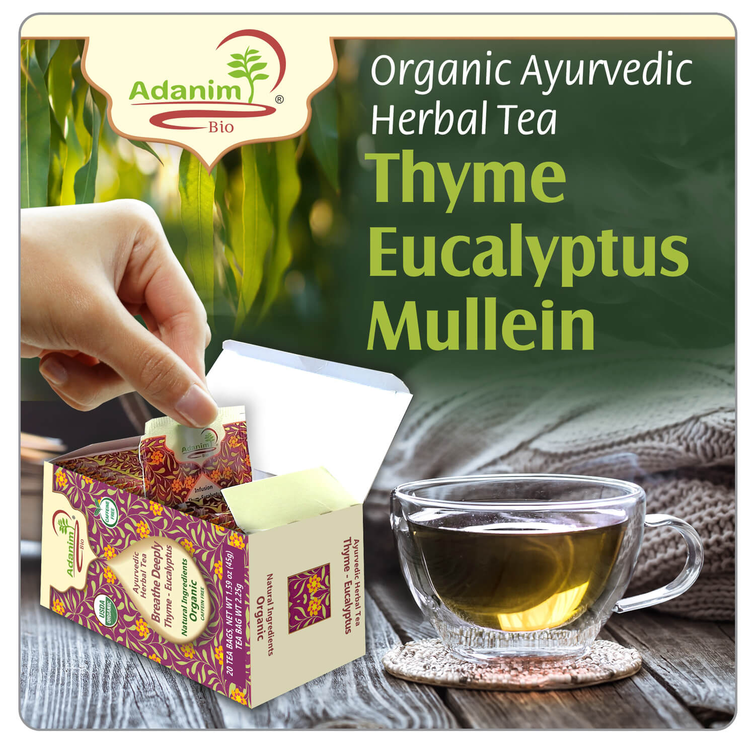 Thyme Eucalyptus Adanim Tea